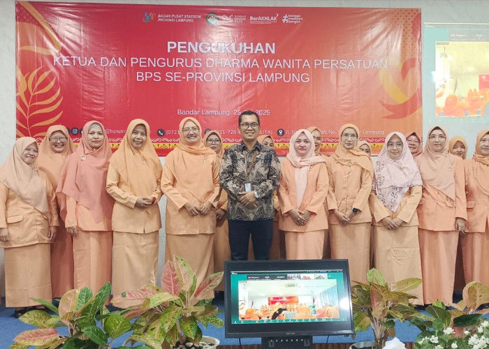 Kepengurusan DWP BPS Lamteng Dikukuhkan, Dwi Retno Mulyaningrum Jabat Ketua 