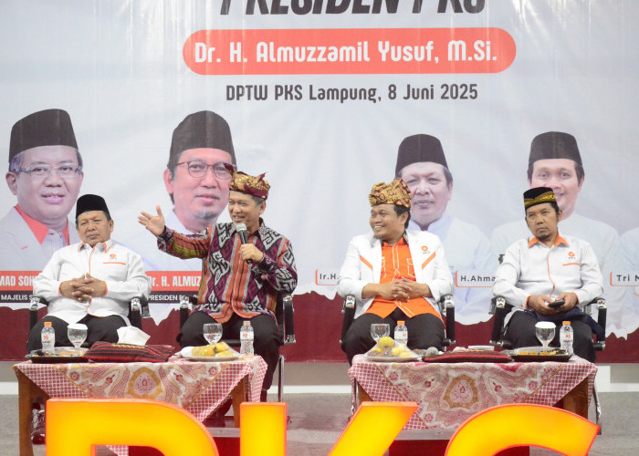 Pasca Terpilih, Presiden PKS Al Muzzammil Yusuf Kunjungan Pertama ke Lampung