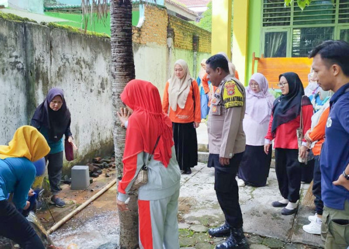 Waspada Penyebaran Penyakit DBD, Polres Metro Bersama Warga Turun ke Lingkungan?