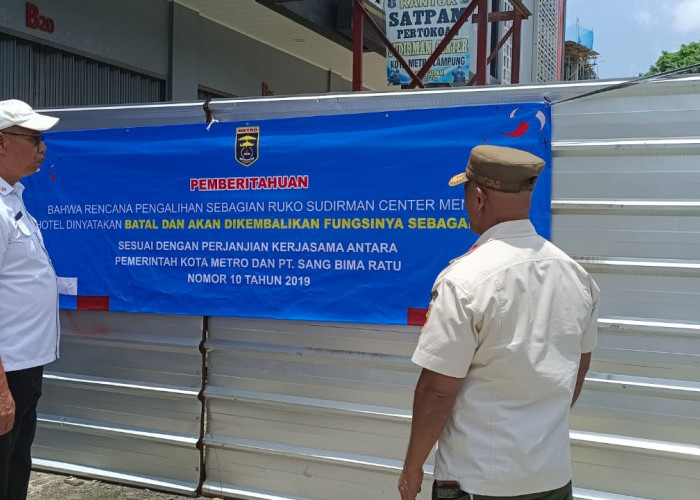 8 Bulan Disegel, Bangunan Ruko Sudirman Akhirnya Dibuka Lagi