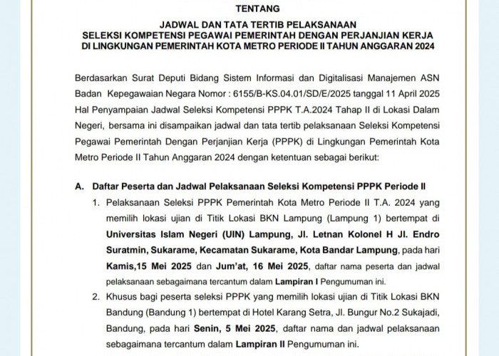 793 Pelamar PPPK Siap Ikuti Seleksi Kompetensi, Cek Jadwal dan Lokasinya! 