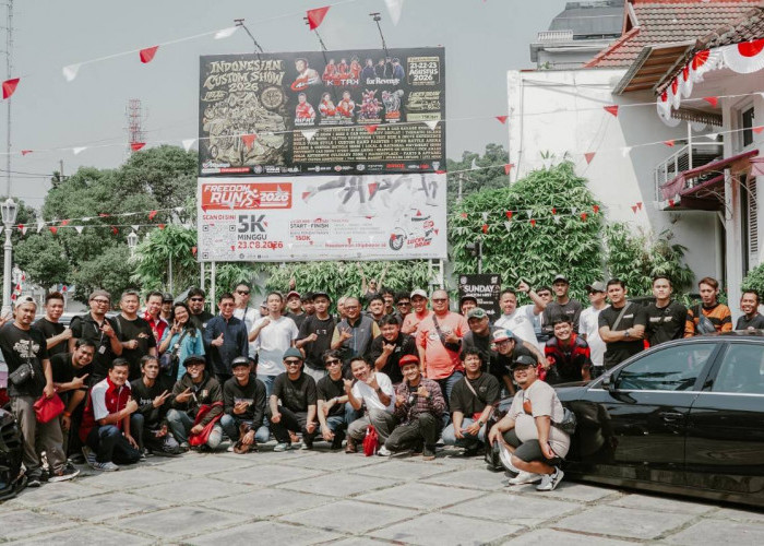 Road to Indonesian Custom Show 2026 Dimulai, Sunday Custom Meet Satukan 65 Komunitas Otomotif di Yogyakarta
