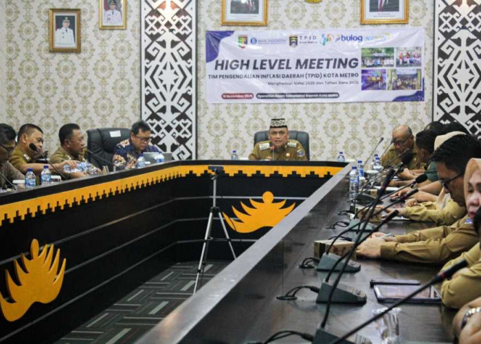 Jaga Stabilitas Harga Jelang Nataru, Pemkot Metro Tingkatkan Sinergitas Lintas OPD