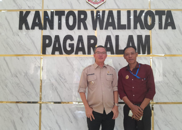 Terima Pengurus DPC PJS Kota Pagaralam, Walikota Siap Sukseskan Rakernas di Bumi Sriwijaya
