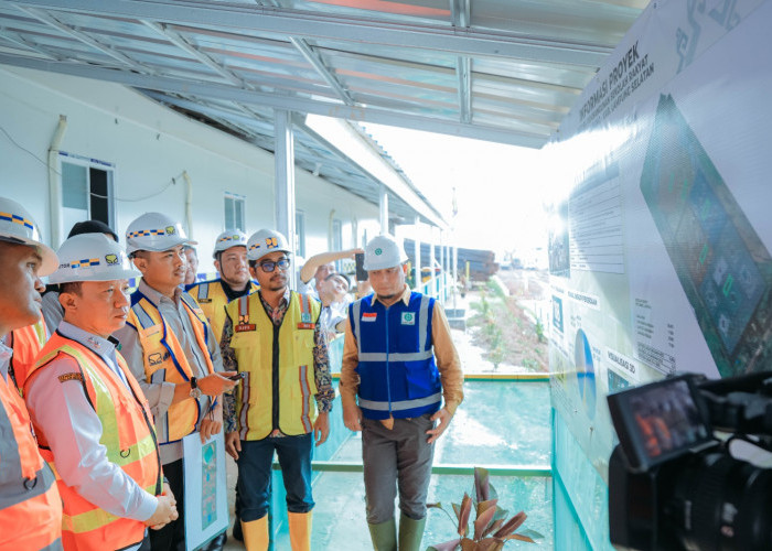 Sekdaprov Lampung Tinjau Pembangunan Sekolah Rakyat di Kawasan Kota Baru, Targetkan Rampung Juni 2026