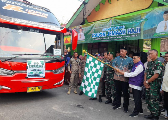 Lepas CJH Kloter-56, Wakil Bupati Berdoa Para Jamaah Selalu Diberikan Kesehatan