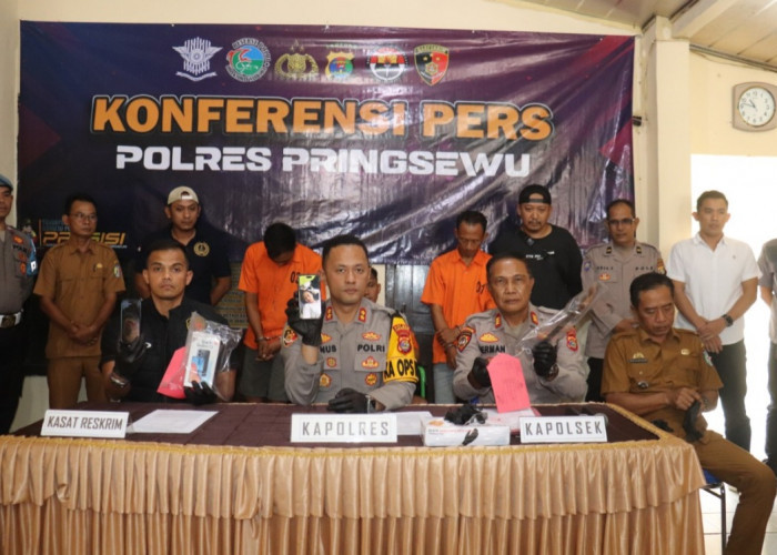 Polres Pringsewu Ungkap Pelaku Perampokan Agen BRILink