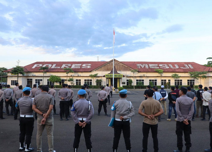 Polres Mesuji Gelar Apel Kesiapan Pengamanan Malam Takbir Jelang Idul Adha 2026