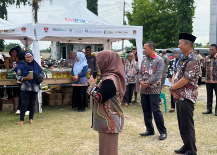Pemprov Lampung dan Pemkab Mesuji Hadirkan Operasi Pasar Murah di Simpang Pematang