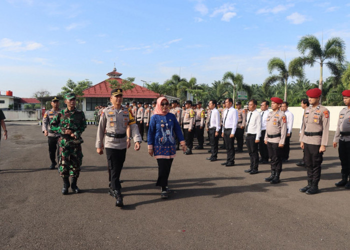 Polres Mesuji Gelar Apel Siaga Kamtibmas Selama Ramadhan 2026