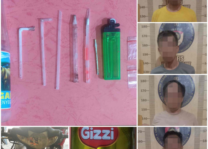 Pesta Narkoba, 2 Orang ASN dan 2 Warga Sipil Diamankan Polres Tubaba
