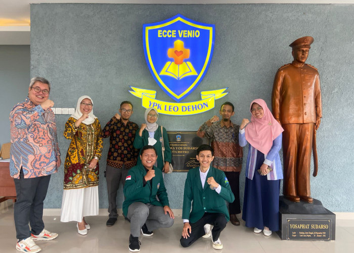 Dampingi Siswanya Kuasai Bahasa Inggris, SMA Yos Sudarso Gandeng UM Metro