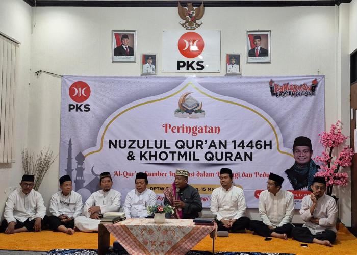 DPW PKS Lampung Gelar Peringatan Nuzulul Quran dan Khotmil Quran 1446 H