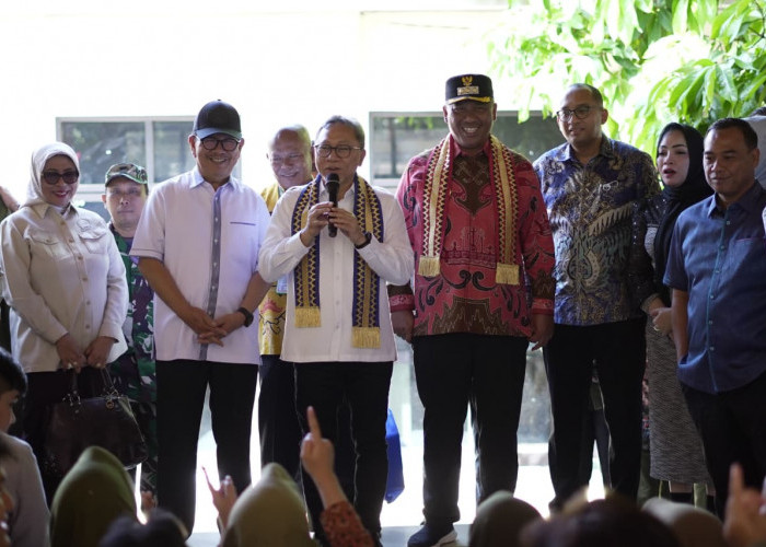 Dampingi Menko Pangan RI, Plt. Bupati Lamteng: Kami Siap Pastikan Seluruh Program Strategis Nasional Optimal