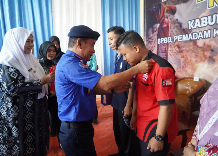 Dorong Sinergitas, BPBD Pemkab Pringsewu Bentuk Relawan Pemadam Kebakaran 