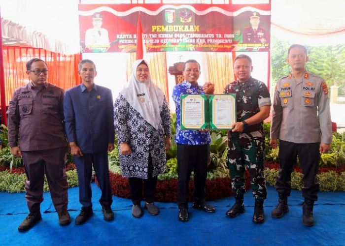 Karya Bakti TNI Kodim 0424/TGM di Banyumas Resmi Dibuka Bupati Pringsewu