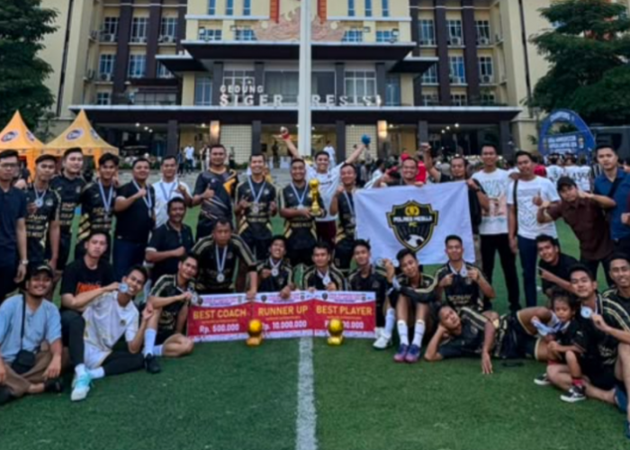 Solid dan Kompak, Tim Polres Mesuji Sabet Juara II Mini Soccer Kapolda Lampung 2026