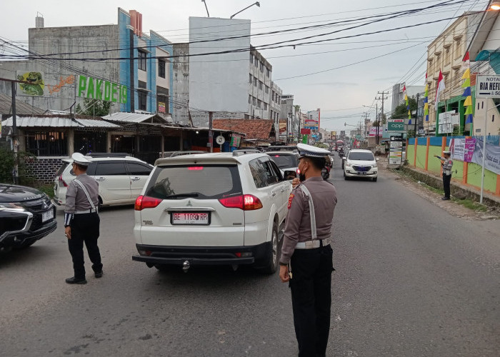 Polres Pringsewu Pastikan Kelancaran Lalu Lintas Usai Libur Natal dan Tahun Baru