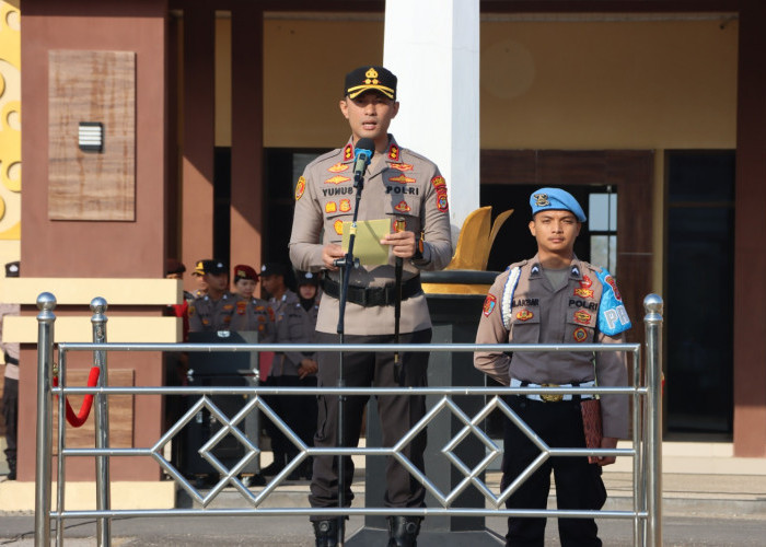 Polres Pringsewu Laksanakan Apel Gelar Pasukan Operasi Mantap Praja