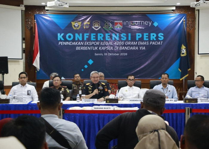 Bea Cukai Yogyakarta Gagalkan Upaya Penyelundupan 4,2 Kilogram Padatan Emas di Bandara YIA