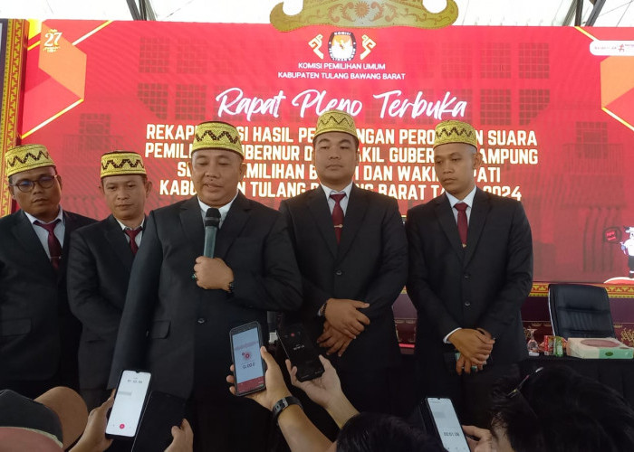 KPU Gelar Rapat Pleno Terbuka Di Gedung Olahraga (Gor) Kagungan Ratu Tubaba.