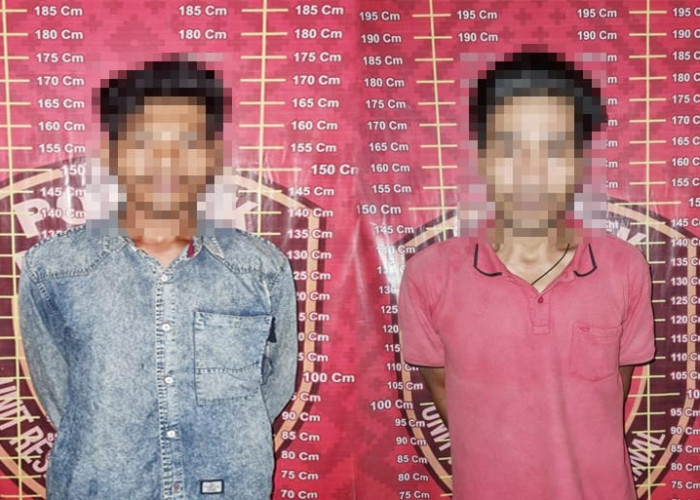 Polsek Dente Teladas Dibantu Warga Tangkap Dua Pelaku Curat yang Beraksi di Kampung Sendiri