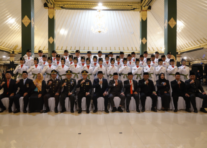 Paskibraka Kabupaten Sleman Resmi Dikukuhkan, Siap Bertugas pada HUT ke-81 Kemerdekaan RI