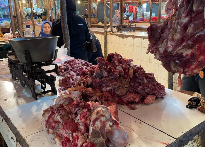 Harga Daging Sapi di Metro Tembus Rp140.000 Ribu, Pedagang Lesu Pembeli Sepi