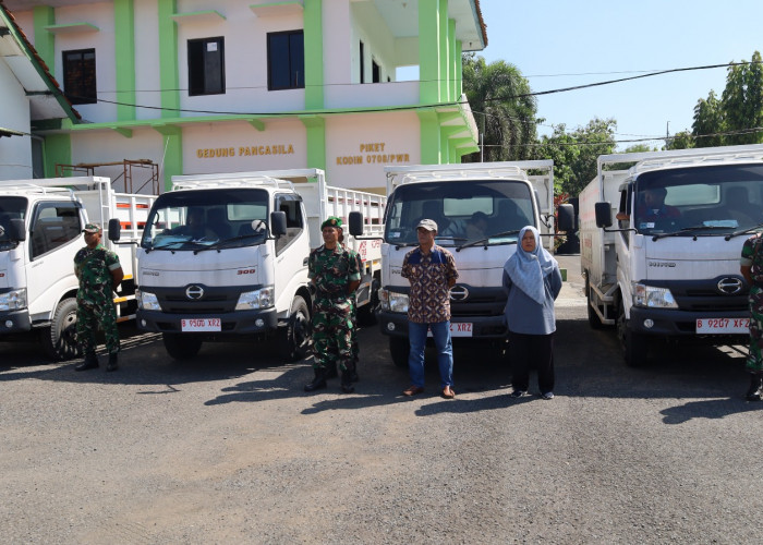 Dandim 0708/Purworejo Serahkan Kendaraan Operasional KDKMP