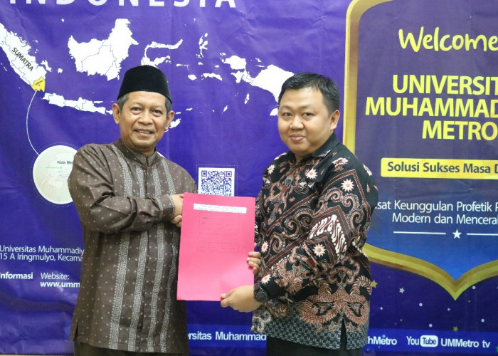 Rektor UM Metro Resmi Lantik Kepala Unit Marketing dan Promosi Baru