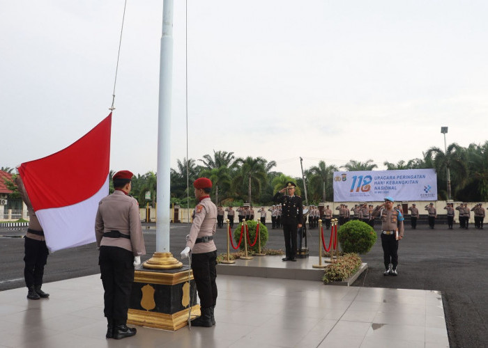 Waka Polres Mesuji Pimpin Upacara Peringatan Hari Kebangkitan Nasional ke 118