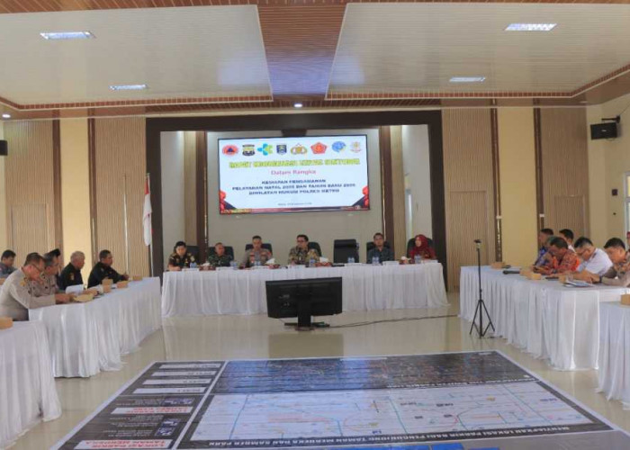 Antisipasi Potensi Gangguan Jelang Nataru, Polres Metro Tingkatkan Sinergitas Lintas OPD