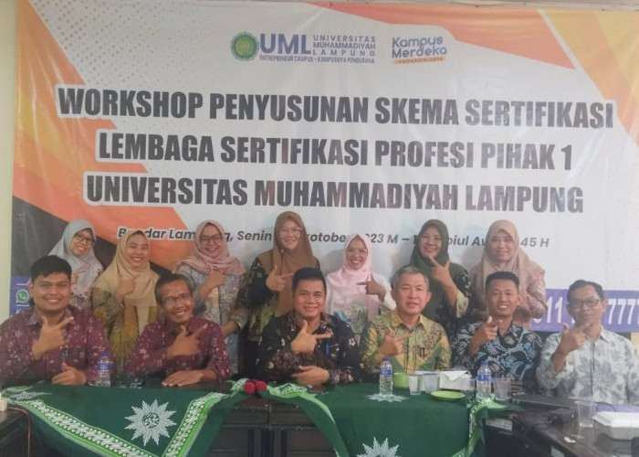 LSP UM Metro Dampingi Penyusunan Skema Sertifikasi LSP UM Lampung