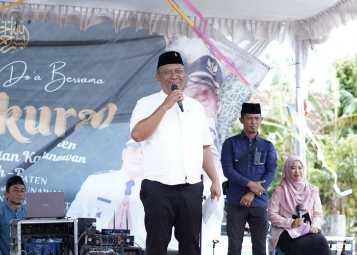 Dorong Pertumbuhan Ekonomi, Plt Bupati Lamteng Doa Bersama Tandai Selesai Pembangunan Ruas Jalan RE-RG