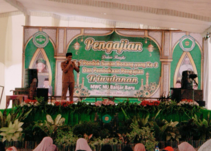Hadiri Milad Ke-3 Ponpes Sunan Bonang, Camat Banjar Baru: Jadilah Santri-santriwati Berilmu dan Bermanfaat 