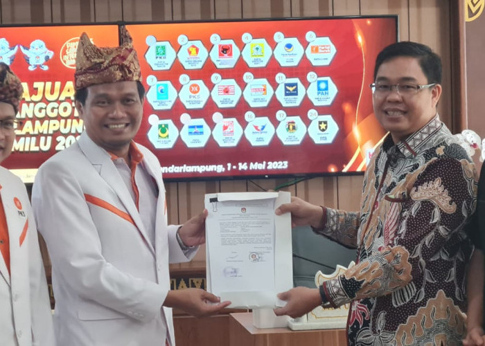 PKS Lampung, Partai Pertama Yang Mendaftarkan Bakal Calon Anggota Dewan (BCAD) ke KPU