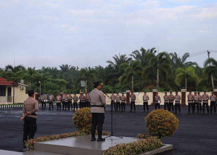 Kapolres Mesuji Pimpin Apel Siaga May Day, Tekankan Jaga Kamtibmas