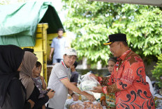 Sambut Hari Raya Idul Fitri, Pemkab Lamteng Gelar Pasar Murah di Seputih Raman 