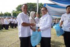 Ramadan Berbagi Korpri Provinsi Lampung, Bagikan Bantuan Sembako Bagi ASN Golongan I dan II