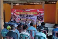 Gelar Jumat Curhat, Polres Mesuji Sampaikan Pesan Kamtibmas dan Bagikan Sembako