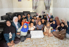 PPK Ormawa HIMADIKMI UM Metro Perkuat Literasi  Bahasa (Mengenal Huruf & Membaca Nyaring) Anak Desa Rejo Agung