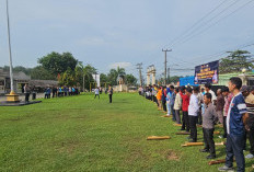 Polsek Simpang Pematang Gelar Apel Sabuk dan Kentongan Kamtibmas 