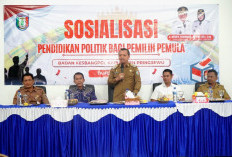 Buka Sosialisasi Pendidikan Politik, Bupati Pringsewu Ajak Pemilih Pemula Bijak Gunakan Hak Pilih