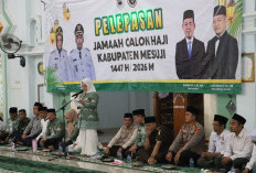 Jajaran Polres Mesuji Amankan Prosesi Pelepasan Calon Jamaah Haji 2026