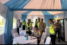 Pantau Arus Balik, Kapolres Mesuji Pastikan Pelayanan Pos Yan Berjalan Maksimal