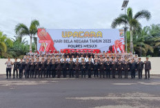 Polres Mesuji Gelar Upacara Peringatan Hari Bela Negara ke 77