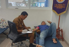 Gandeng Dinkes, BPN Mesuji Gelar Bakti Sosial Donor Darah 