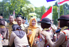 Pemkab Lampung Tengah Lepas 50 Anggota Kontingen ke Jambore Nasional XII 2026 di Cibubur