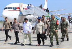 Danrem 072/Pamungkas Selaku Dansatgas Pamwil VVIP Sambut Kedatangan Presiden Prabowo di YIA