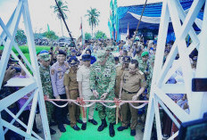 Jembatan Garuda Penghubung Dua Pekon di Pringsewu Diresmikan Pangdam XXI Radin Inten 